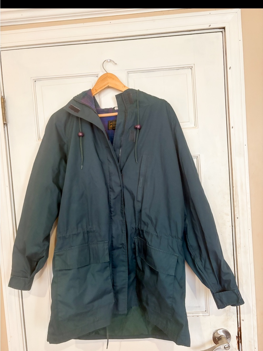Eddie Bauer Forest Green Hooded Field Parka
